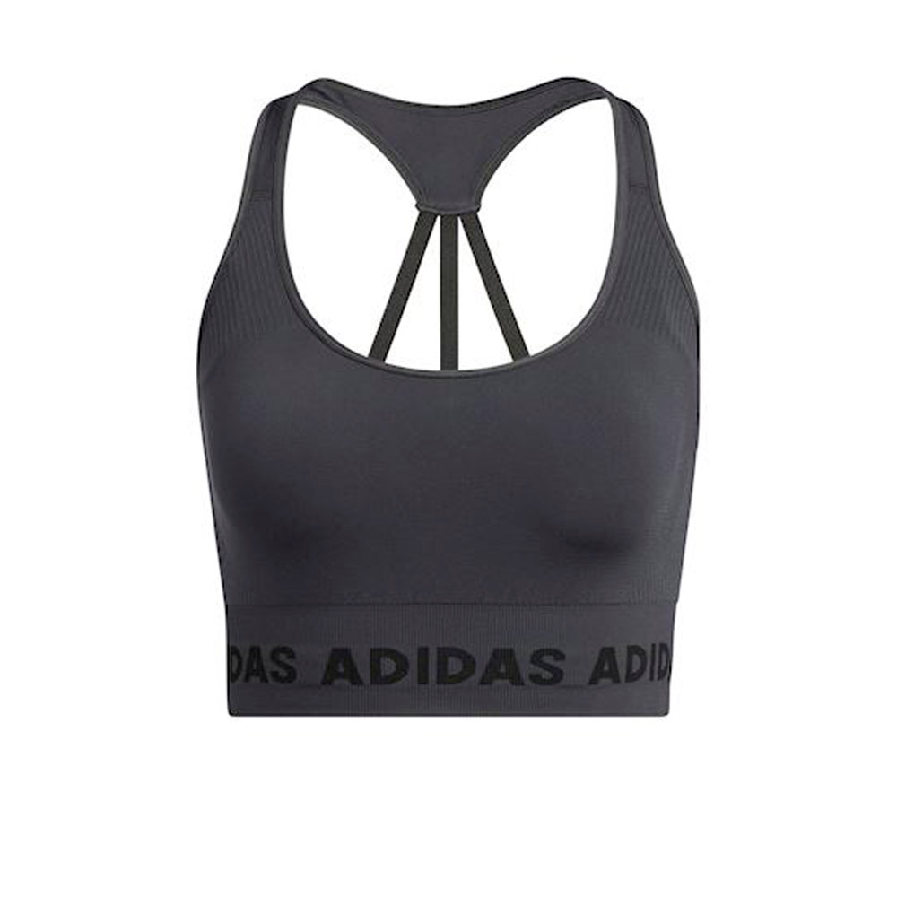 Bra sportive Adidas T AEROKNIT BRA / Femei / M / Gri photo 1
