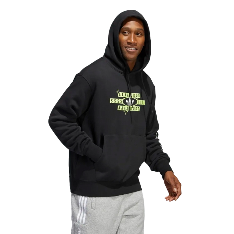 Hanorac pt bărbați Adidas FOREVER SPORT H S Negru photo 2