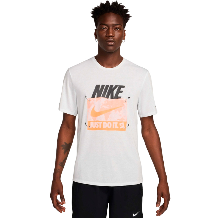Tricou bărbătesc Nike M NK DF RUN ENERGY SS TOP M Alb photo 2