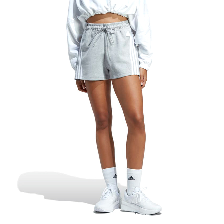 Шорты Adidas W FI 3S SHORT 2XS Серый Женский photo 2