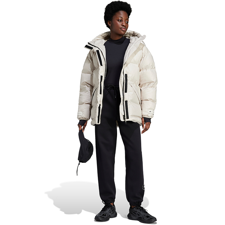 Scurta Adidas aSMC MID PUFF P 2XS Bej Femei photo 4