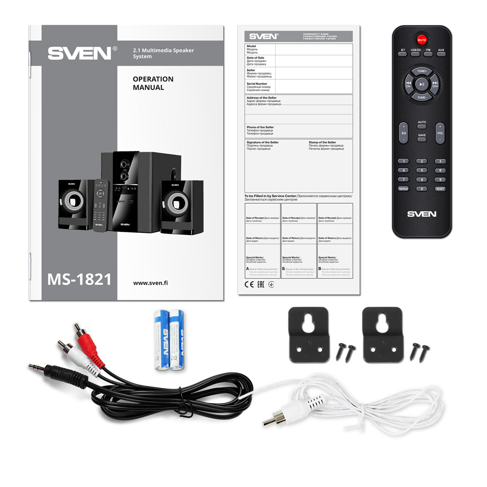 Sistem acustic Sven MS-1821 Black photo 6