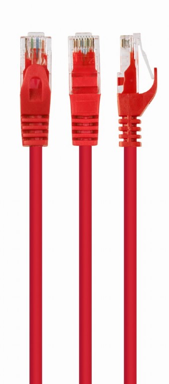UTP Cat6 Patch cord, 0.25 m, Red photo 1