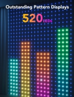 Наружные занавесочные светильники GOVEE RGBIC Curtain Lights 1.5*2m thumbnav 2