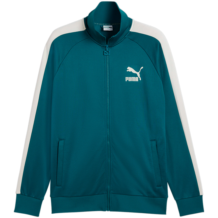 Hanorac pt bărbați Puma Iconic T7 Track Jacket PT XS Verde photo 1