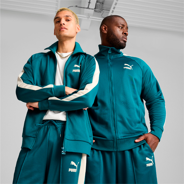 Hanorac pt bărbați Puma Iconic T7 Track Jacket PT XS Verde photo 5