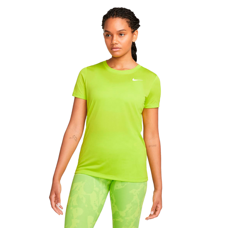 Tricou Nike W NK DRY LEG TEE CREW / Femei / M / Verde photo 1