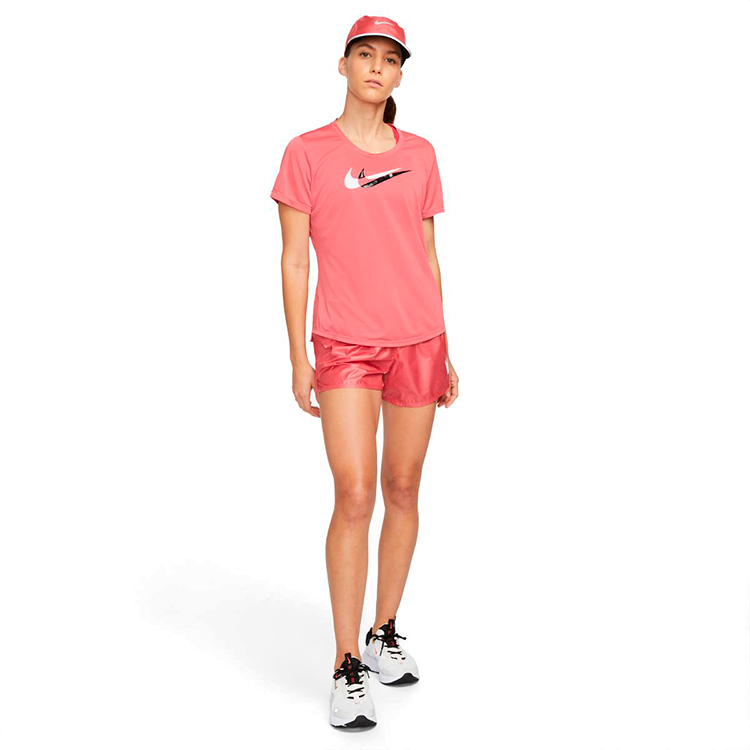 Tricou Nike W NK DF SWSH RUN SS / Femei / XS / Roz photo 3