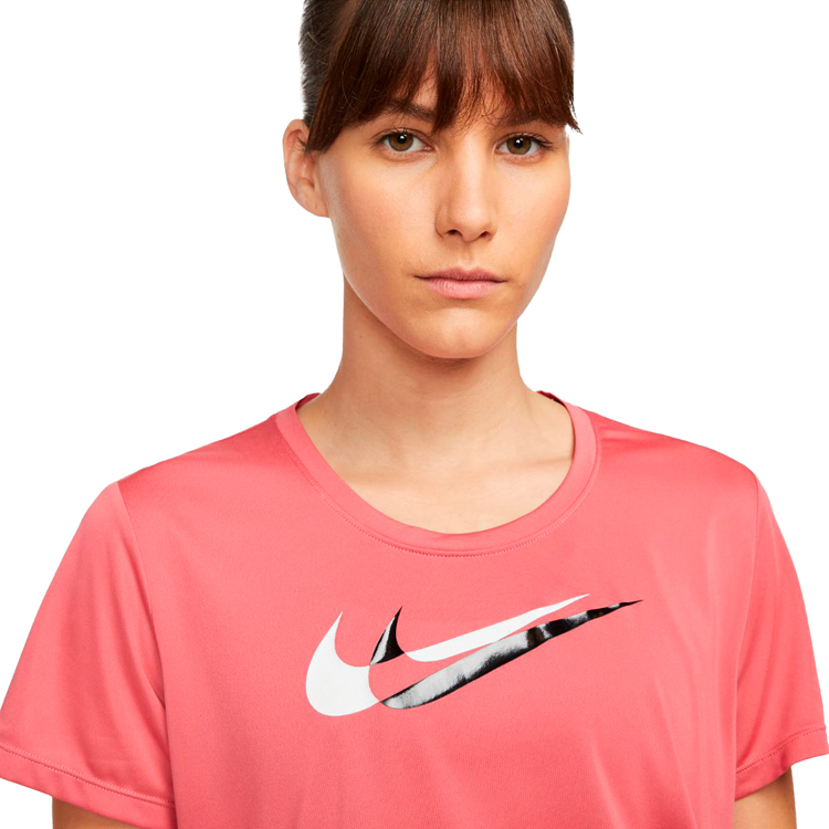 Tricou Nike W NK DF SWSH RUN SS / Femei / XS / Roz photo 4