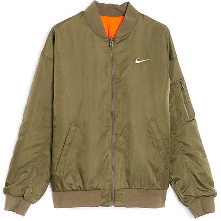 Куртка Nike W NSW VRSTY BMBR JKT XS Хаки Женский photo 1 Куртка Nike W NSW VRSTY BMBR JKT XS Хаки Женский photo 1