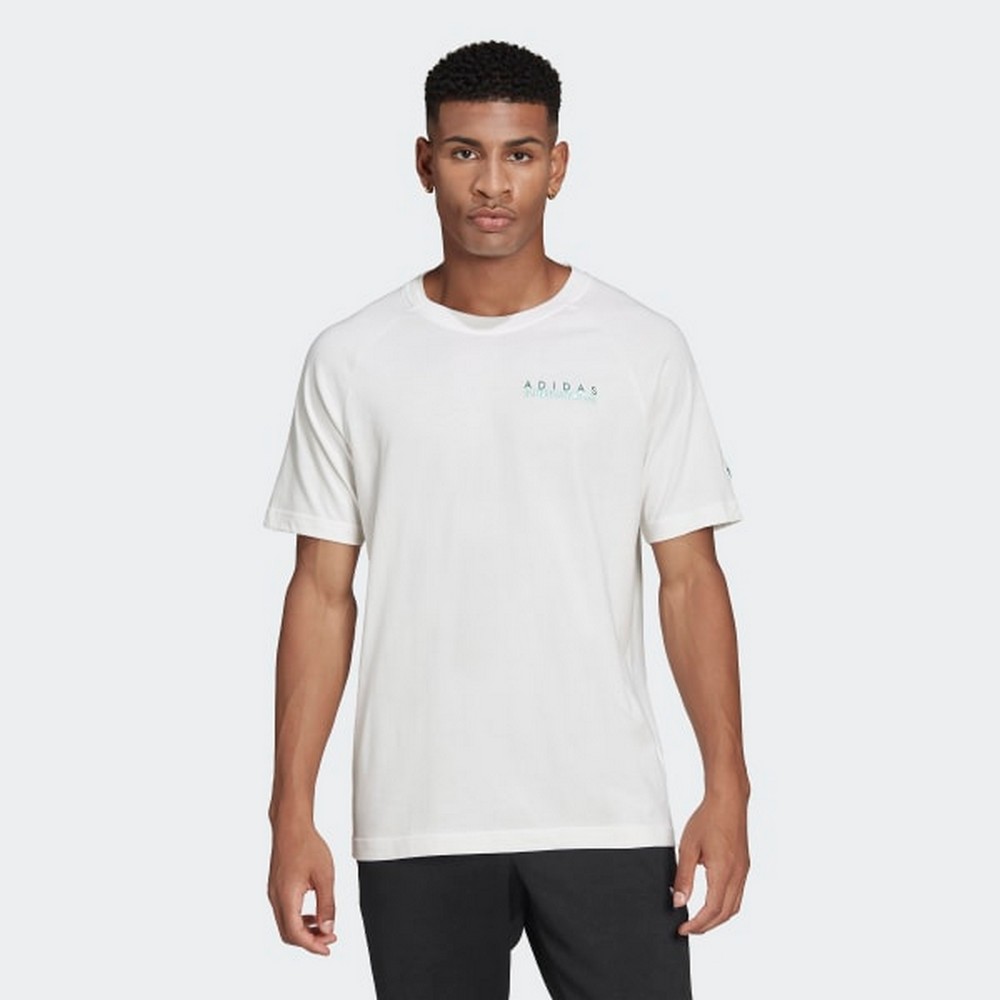 Tricou bărbătesc Adidas Sports Club Tee   S Alb photo 2