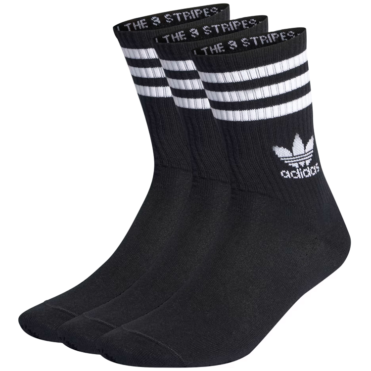Sosete Unisex Adidas CREW SOCK 3STR XS Negru photo 1 Sosete Unisex Adidas CREW SOCK 3STR XS Negru photo 1