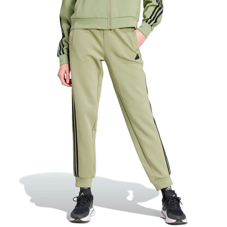 Брюки Adidas W FI 3S REG PT XXS Зелёный Женский photo 2