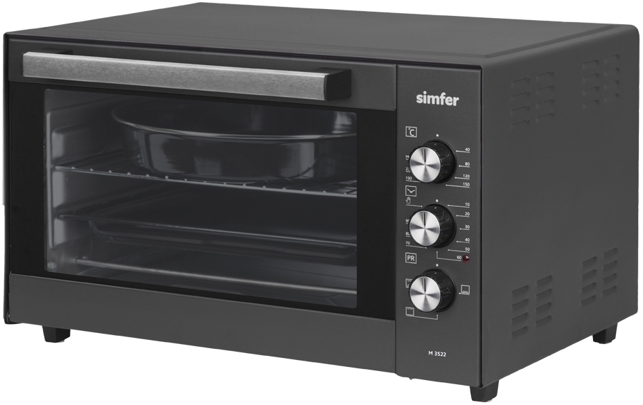 Cuptor electric Simfer M3522, 35 l, 1200 W, Negru photo 4