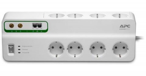 APC Performance SurgeArrest 8 outlets with Phone & Coax Protection 230V Russia thumbnav 1
