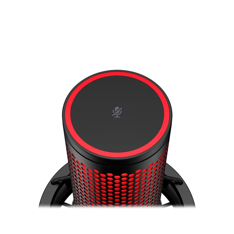 Microfon pentru streaming HyperX QuadCast 2, Black/Red, [872V1AA] photo 6