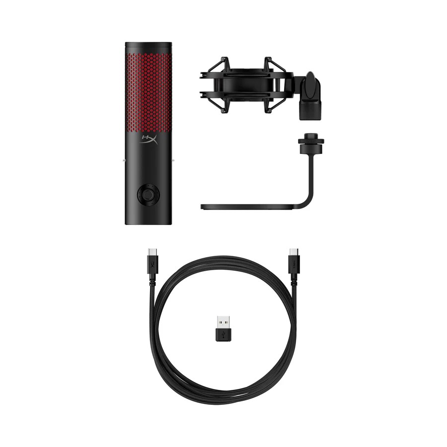 Microfon pentru streaming HyperX QuadCast 2, Black/Red, [872V1AA] photo 9