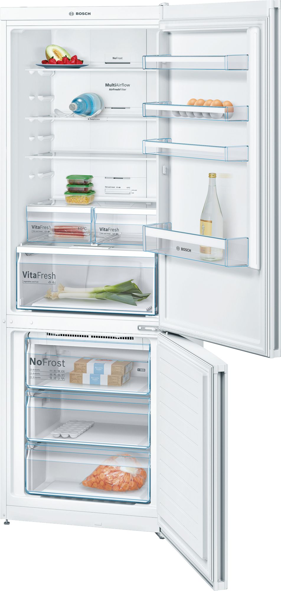cu doua usi  / 435 l / 203 cm / A++ / Alb photo 3