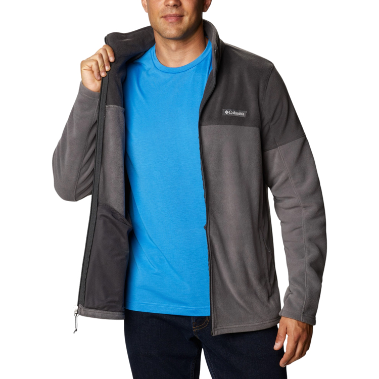 Hanorac pt bărbați Columbia Basin Trail III Full Zip S Gri photo 2