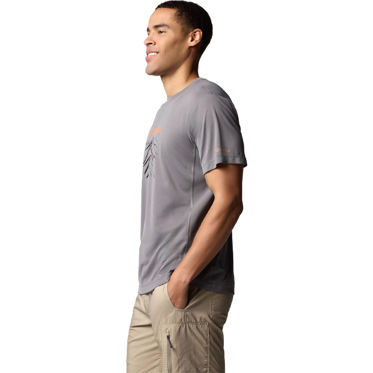 Tricou bărbătesc Columbia Zero Rules Light Short Sleeve Graphic Crew S Gri photo 5
