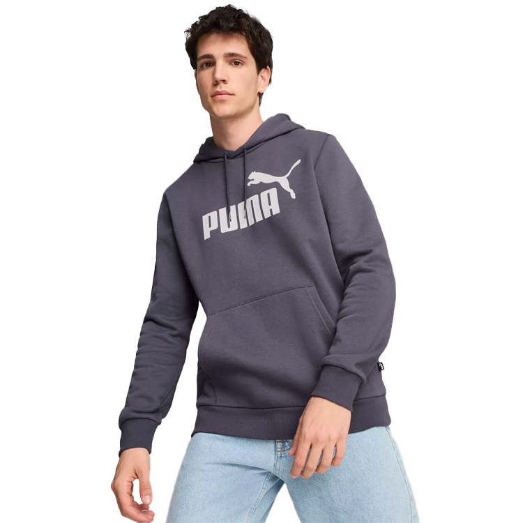 Hanorac pt bărbați Puma ESS Big Logo Hoodie FL S Gri photo 5
