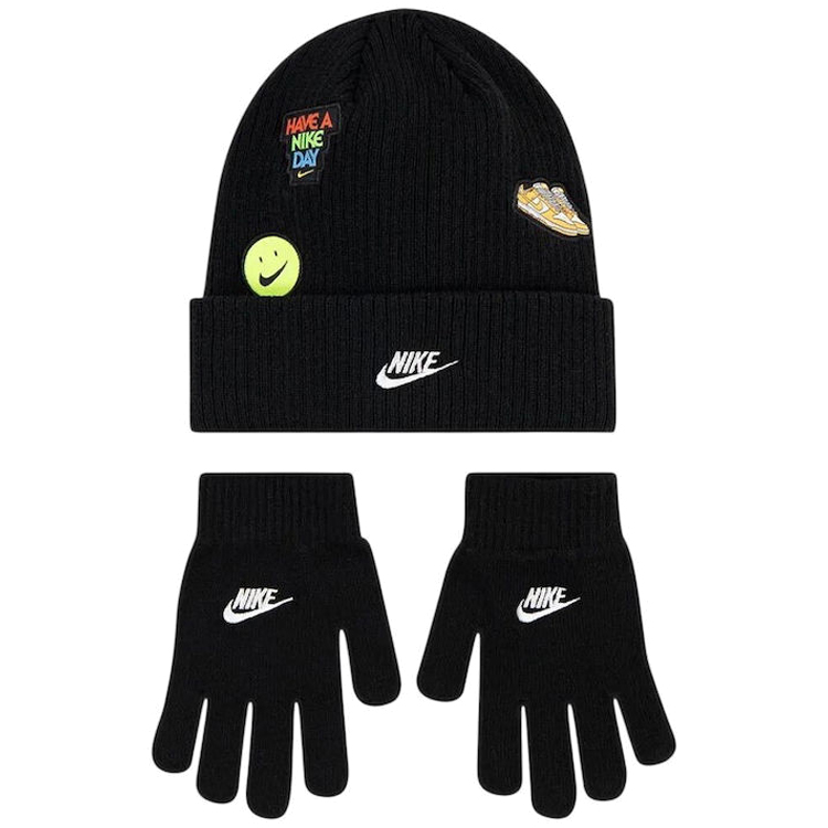 Set Caciula + manusi Nike NAN PATCH PEAK BEANIE SET photo 1 Set Caciula + manusi Nike NAN PATCH PEAK BEANIE SET photo 1