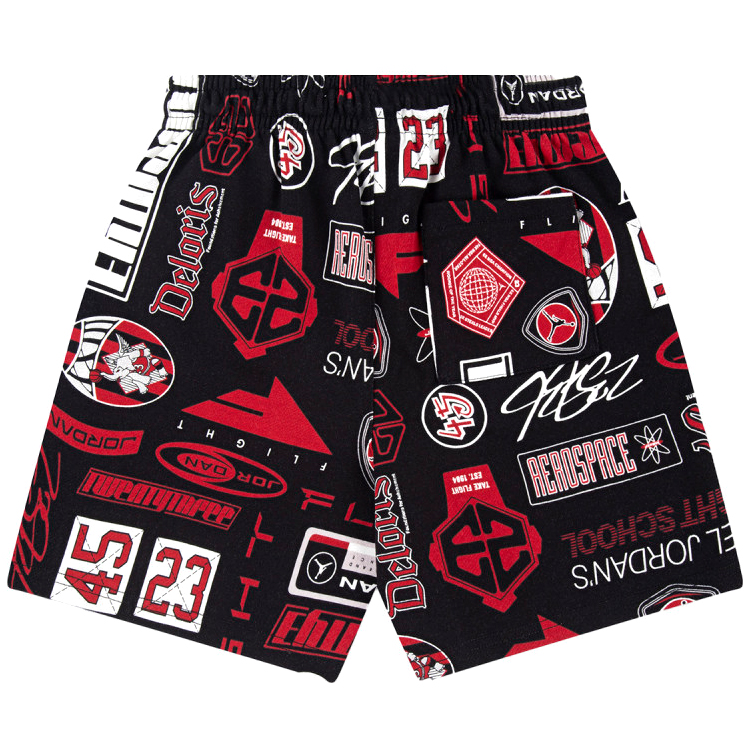 Sorti Nike JDB MJ ESSENTIALS FT AOP SHORT / Barbati / S / Negru photo 3