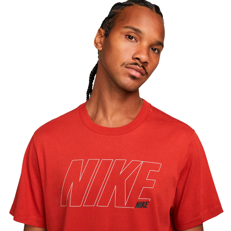 Футболка мужская Nike M NK DF TEE 6/1 GFX L Красный photo 4