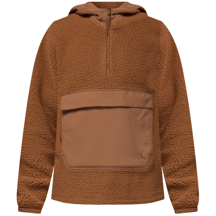 Hanorac pt bărbați Nike M J FLIGHT SHERPA TOP L Maro photo 1