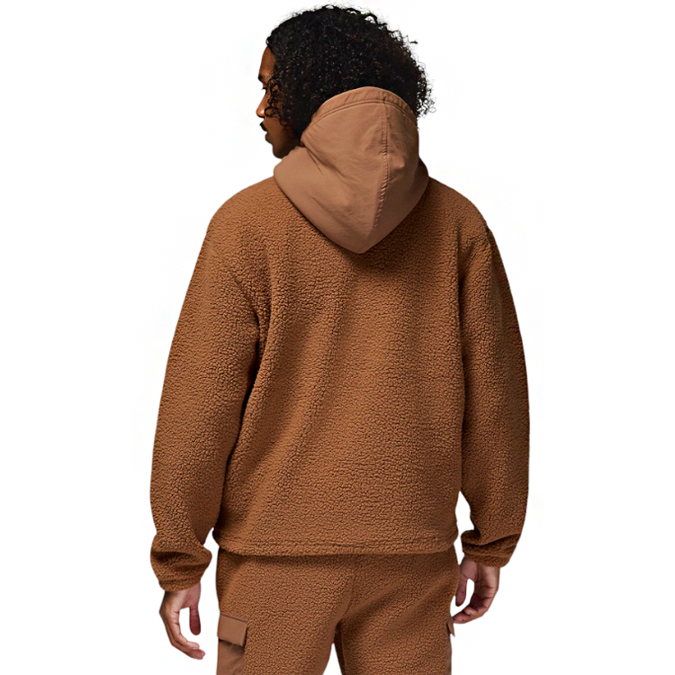 Hanorac pt bărbați Nike M J FLIGHT SHERPA TOP L Maro photo 3