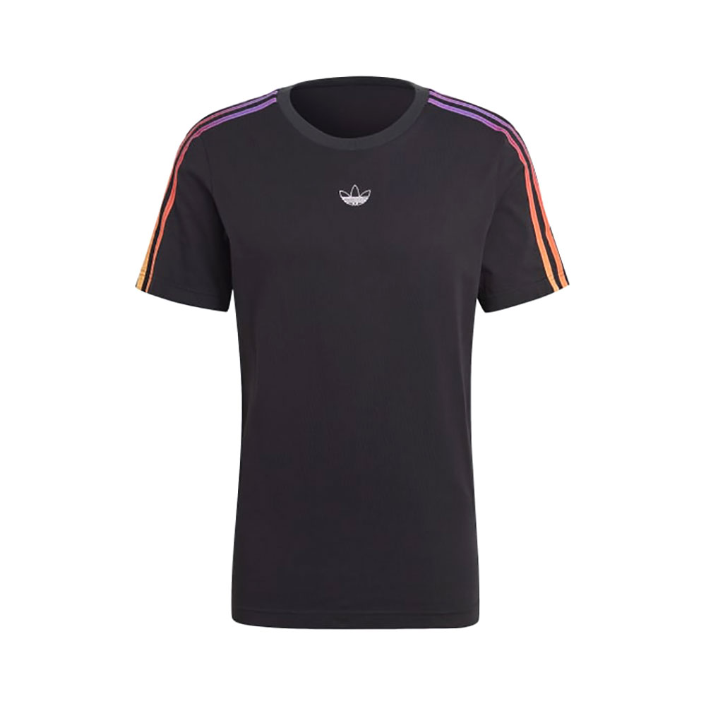 Tricou bărbătesc Adidas SPRT 3 STRIPE T S Negru photo 1