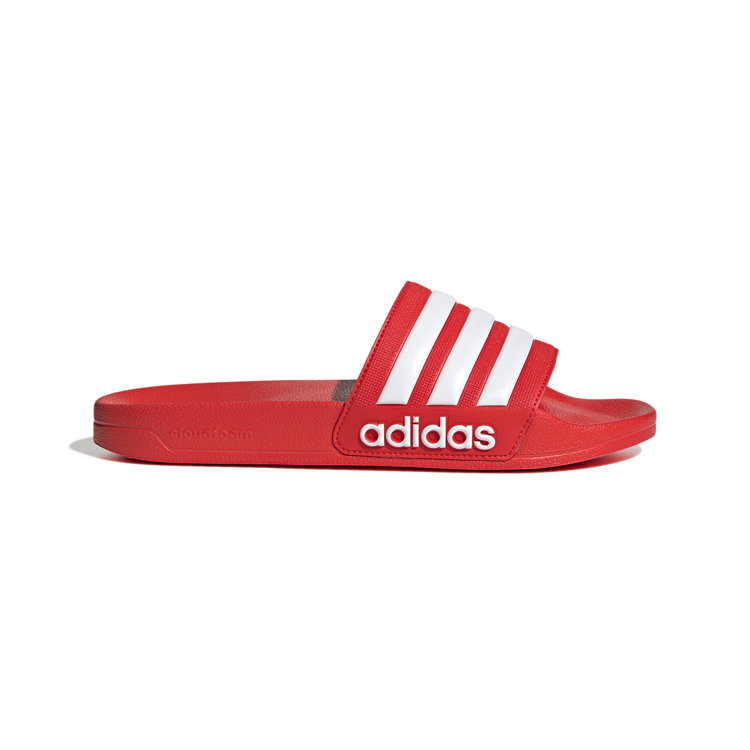 Slapi Adidas ADILETTE SHOWER pt Barbati / 40.5 / Rosu-alb photo 6