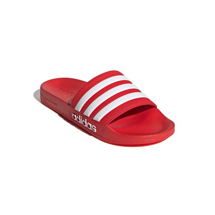 Slapi Adidas ADILETTE SHOWER pt Barbati / 40.5 / Rosu-alb photo 7