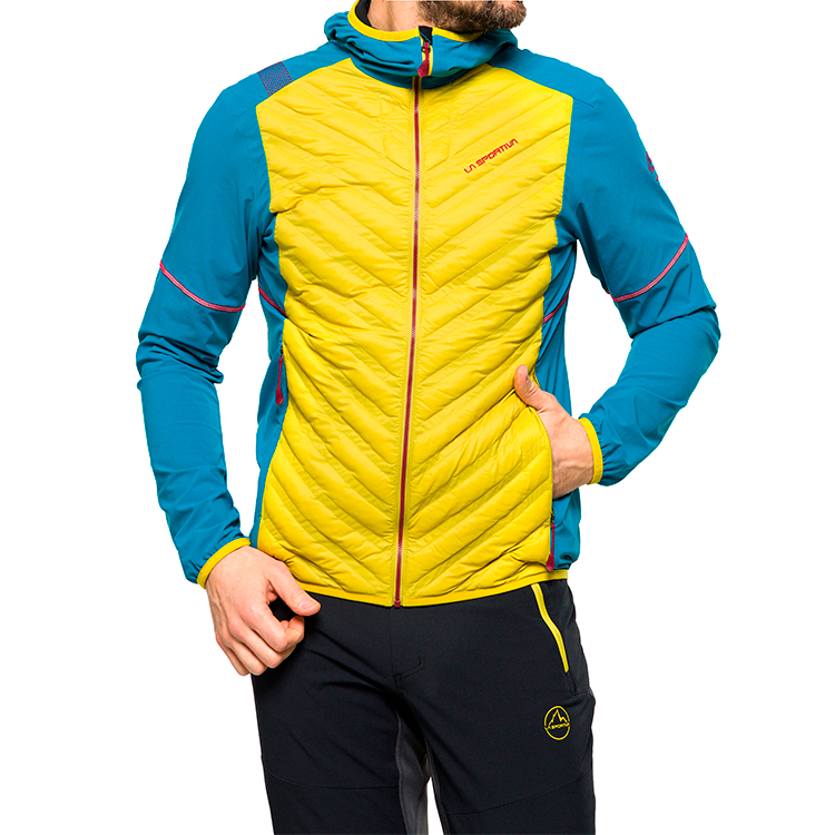Geacă pt Barbati La Sportiva Koro Jkt M L Albastru-galben photo 5