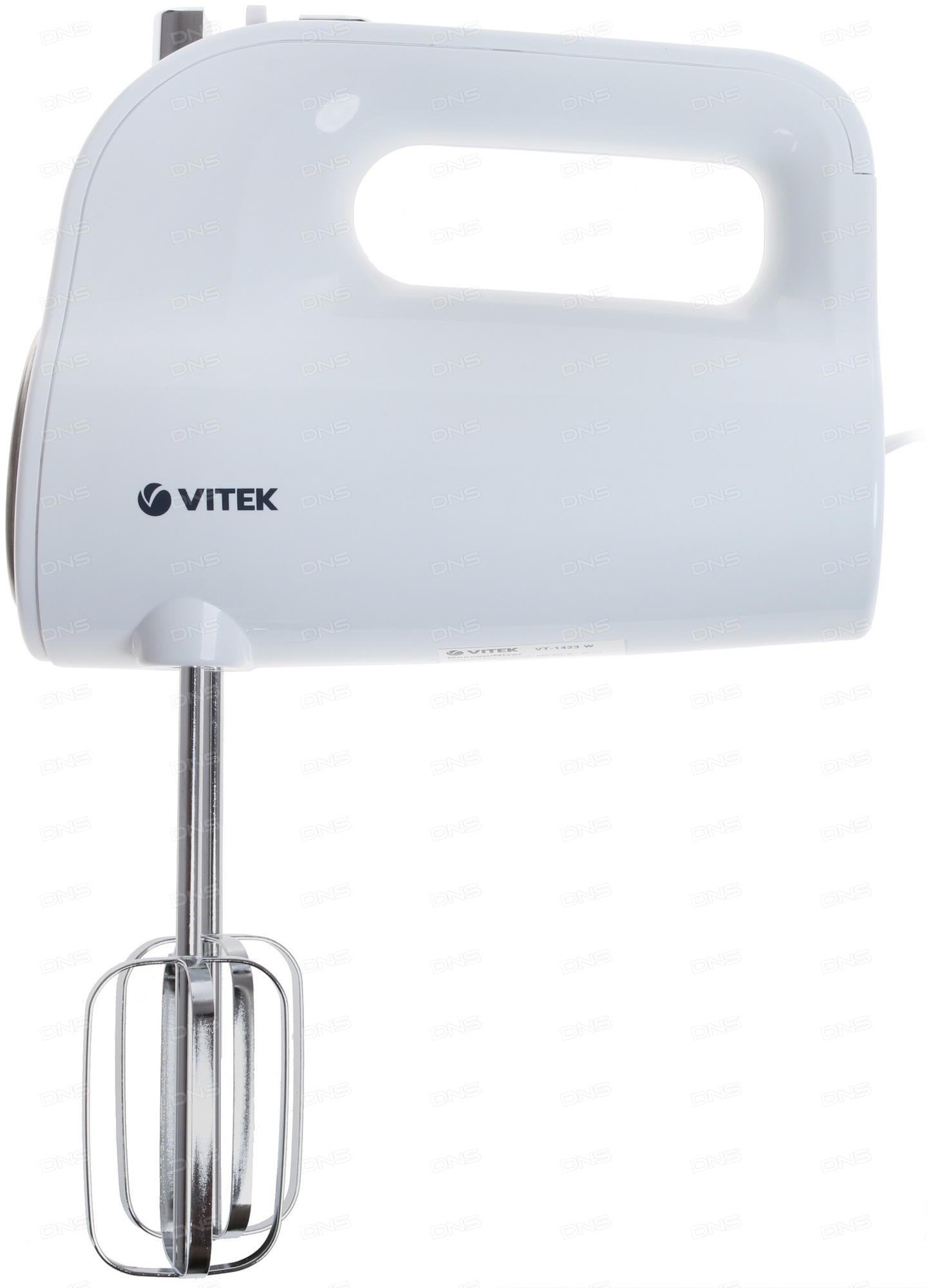 Миксер Ручной Vitek VT1423 / 5 скоростей / Белый photo 3