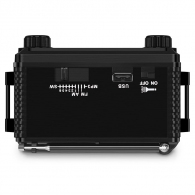 SVEN SRP-355 Black, FM/AM/SW Radio, 3W RMS, 8-band radio receiver, built-in audio files player from USB-fash, microSD and SD card storage devices, telescopic swivel antenna, built-in battery thumbnav 4