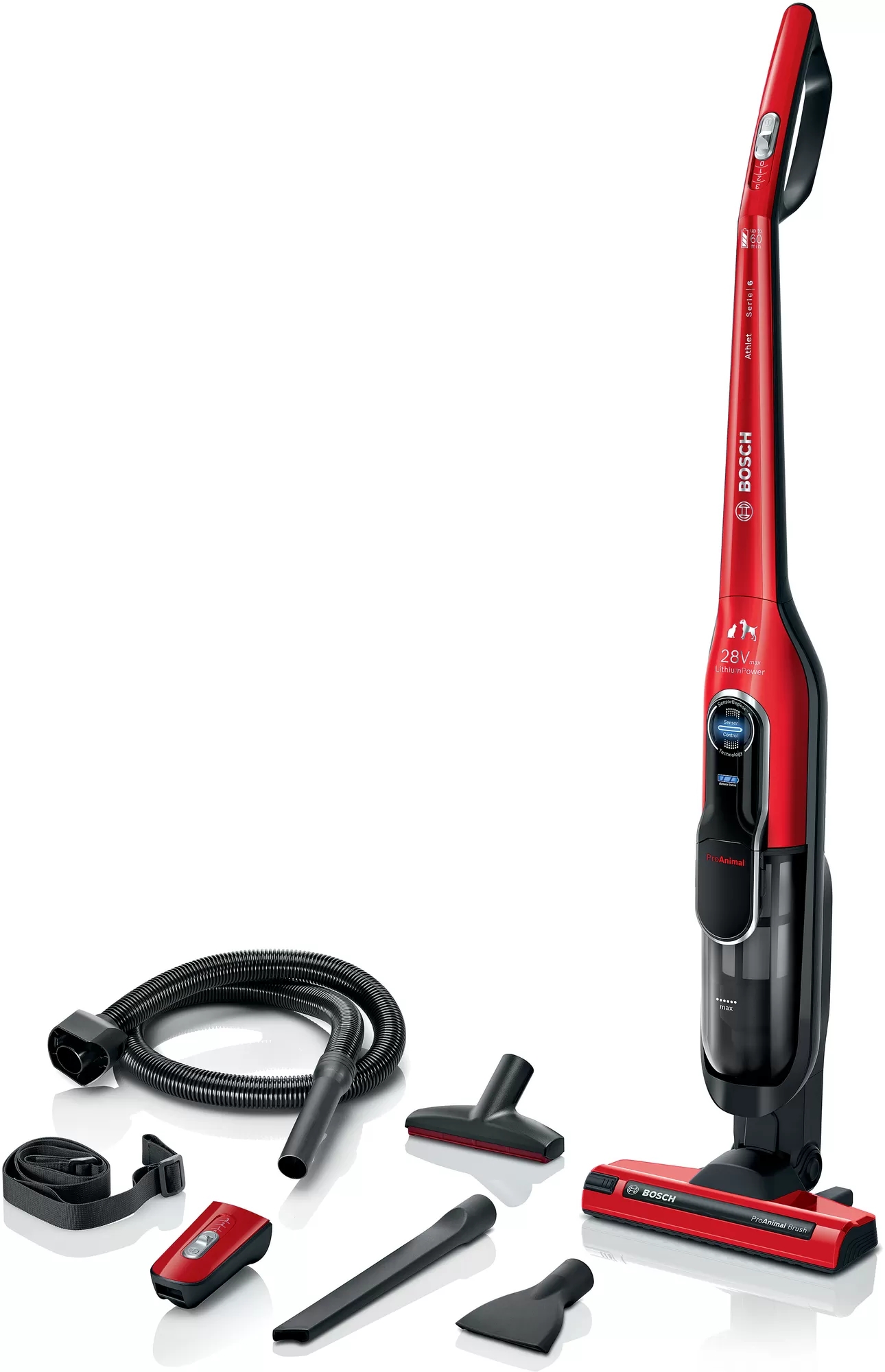 Пылесос вертикальный Bosch tehno-trend710023 / Вт / Красный photo 4