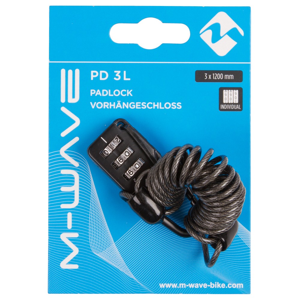 Замок M-WAVE M-WAVE PD 3 L padlock photo 2