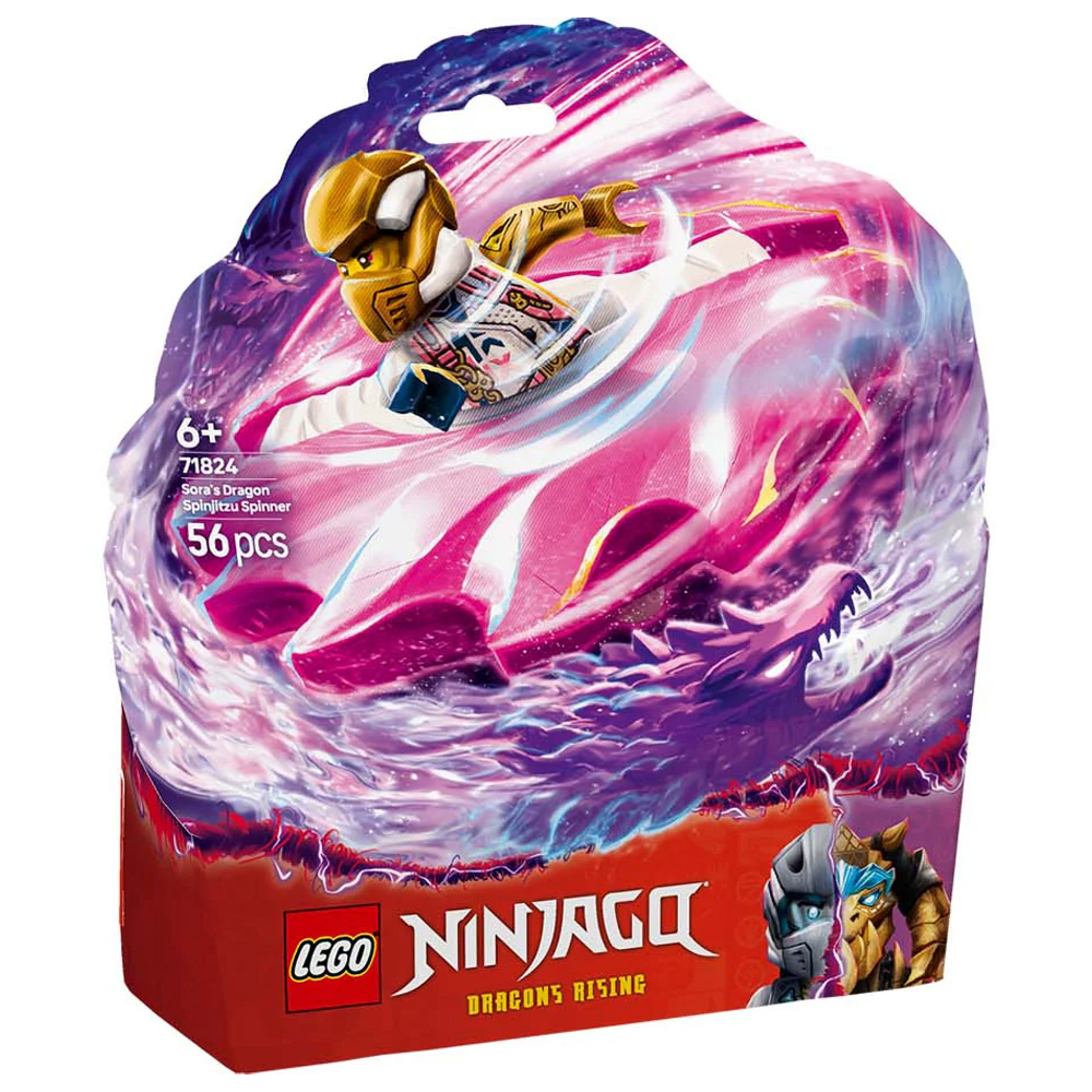 Constructor Lego Ninjago Sora's Dragon Spinjitzu Spinner 71824 de la 6+ ani photo 1