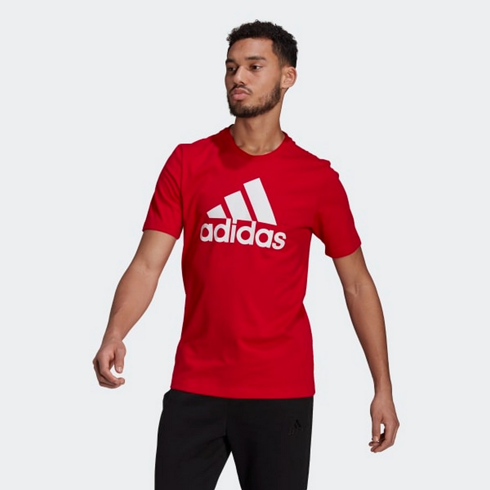 Tricou bărbătesc Adidas M BL SJ T S Rosu photo 2