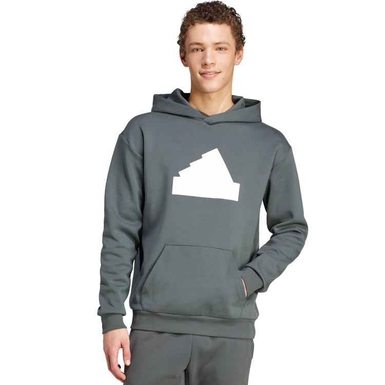 Hanorac pt bărbați Adidas M FI BOS HD XS Verde photo 3
