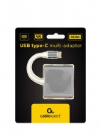 Многопортовый Адаптер Gembird A-CM-HDMIF-02-SG/ USB-C/ 1xUSB-A/ 1xUSB-C/ HDMI thumbnav 2