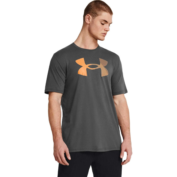Tricou bărbătesc Under Armour UA BIG LOGO FILL SS L Gri photo 3