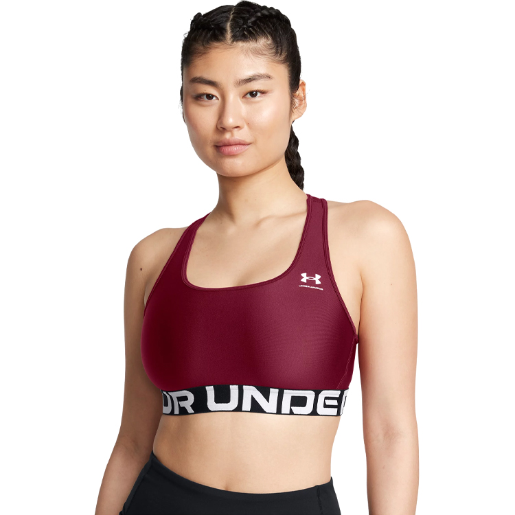 Bra sportive Under Armour UA HG Authentics Mid Branded / Femei / L / Bordo photo 5