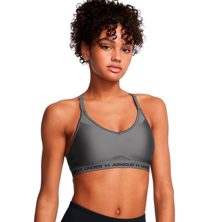Bra sportive Under Armour UA Crossback Low Bra / Femei / L / Gri photo 5
