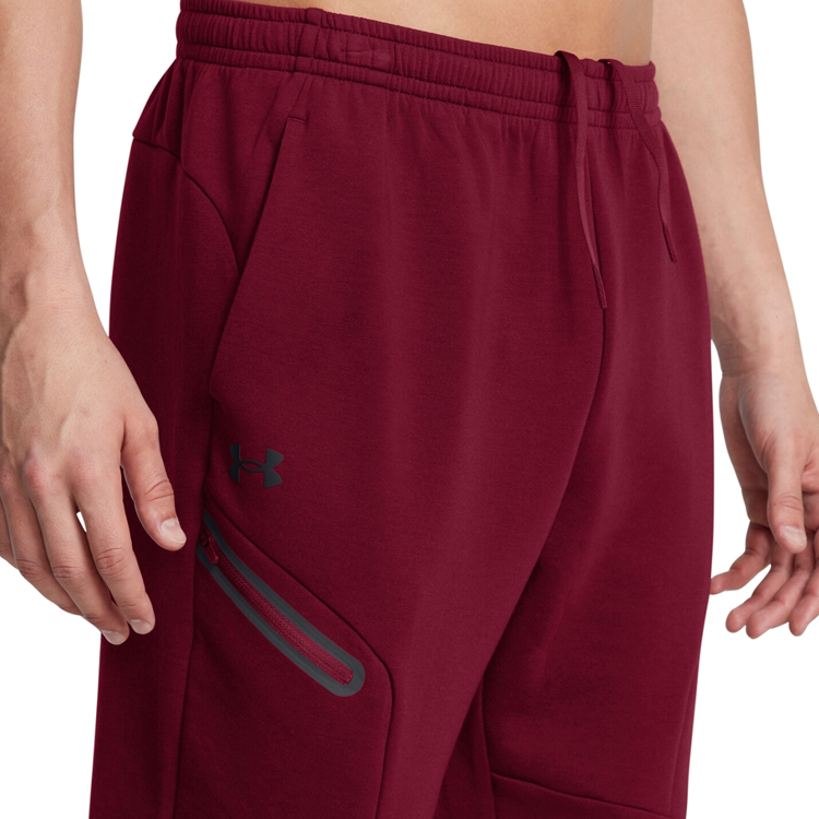 Брюки Under Armour UA Unstoppable Flc Jgr EU L Бордовый Мужской photo 5