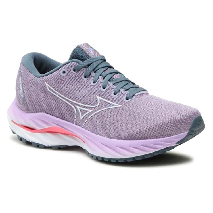 Кроссовки Mizuno WAVE INSPIRE 19 / Женский / 36.5 / Розовый/Белый photo 3