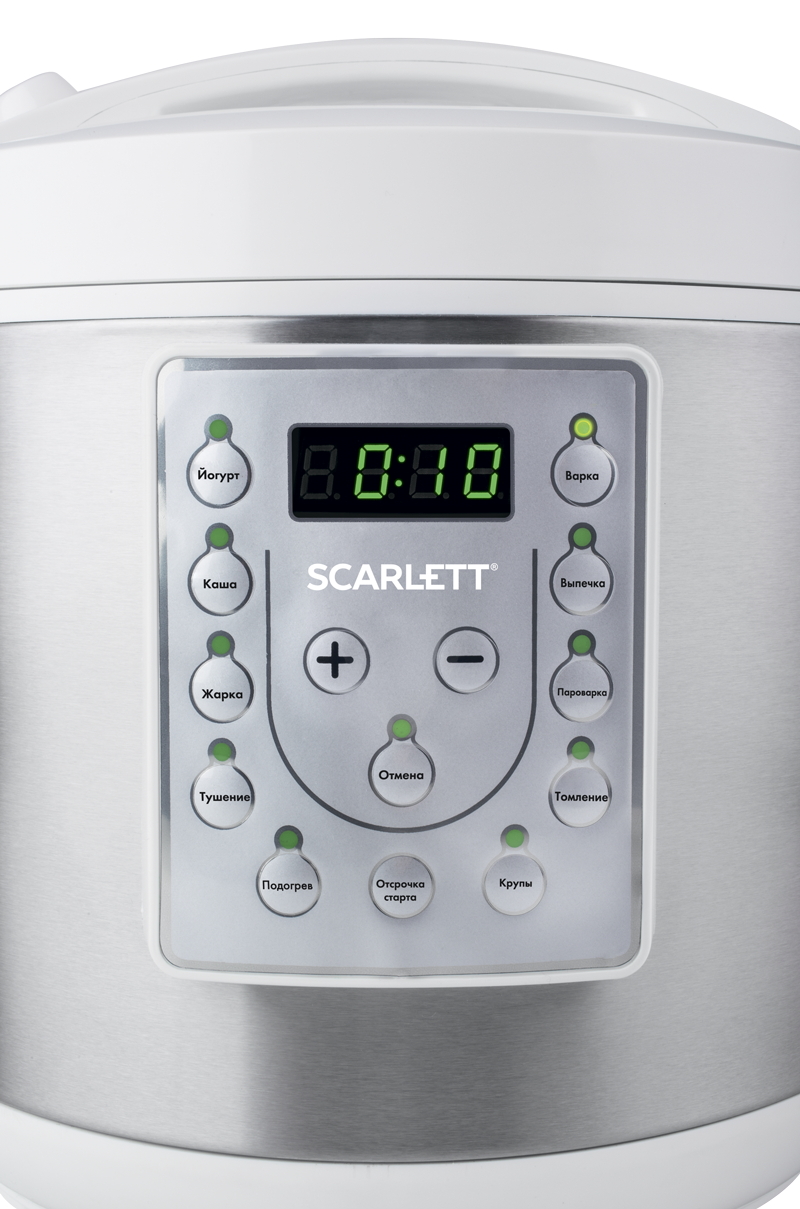 Multifierbator Scarlett SC-MC410S25 / 5 l si mai mult / 900 / 11 programe / Argintiu photo 2