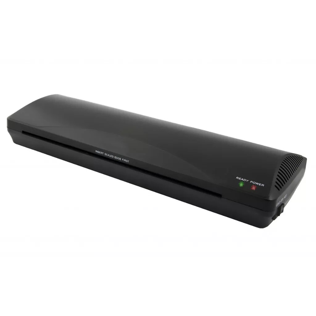 Qsmile LM382 A3, Rollers: 2(hot shoe), Input width: 320 mm,Speed: 25 cm/min, Min Film thickness: 160(2*80) microns, Max. film thickness: 250(2*125) microns, Min Film size: Credit card size (54*86 mm), Max. Paper size: A3, Max. lam. thickness: 0.6 mm photo 1