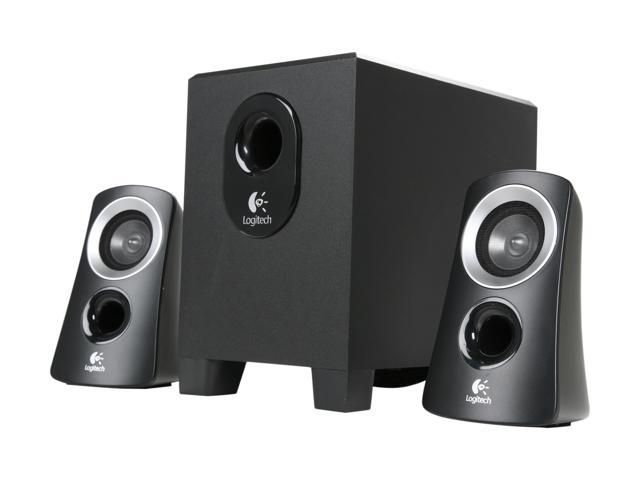 Logitech Z313 Speaker System 2.1 (RMS 25W, 15W subwoofer, 2x5W), Black photo 2